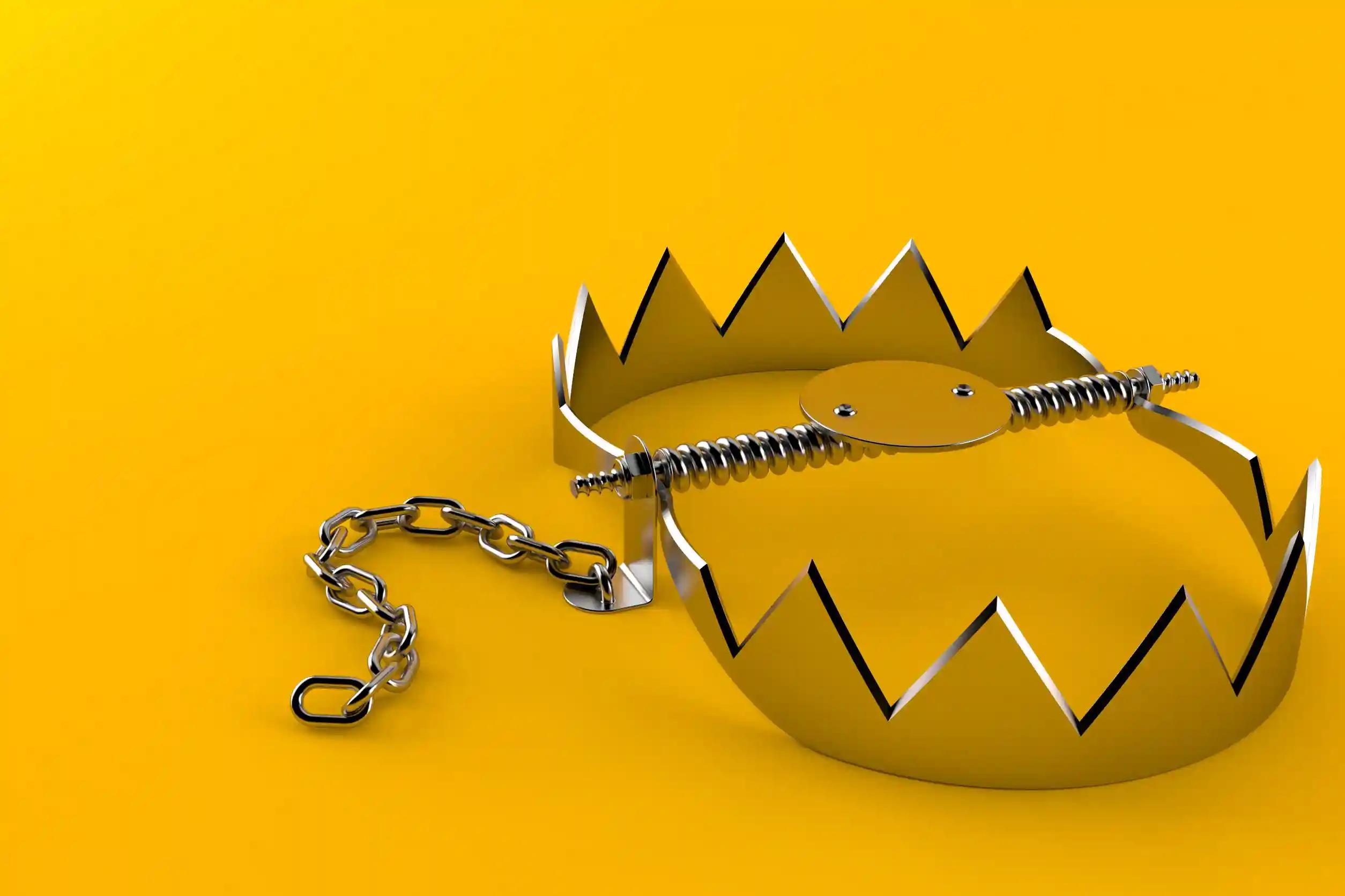 No one likes to be caught in a trap