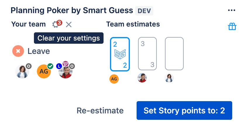 Team Config - One click to clear your settings
